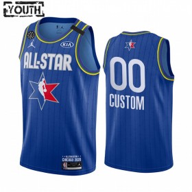 Maglia NBA 2020 All-Star Personalizzate Jordan Brand Blu Swingman - Bambino